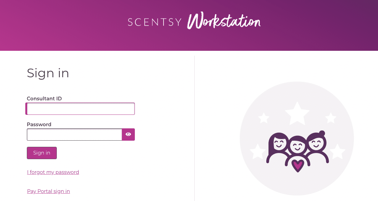 Scentsy Workstation Login Workstation scentsy Pay Portal