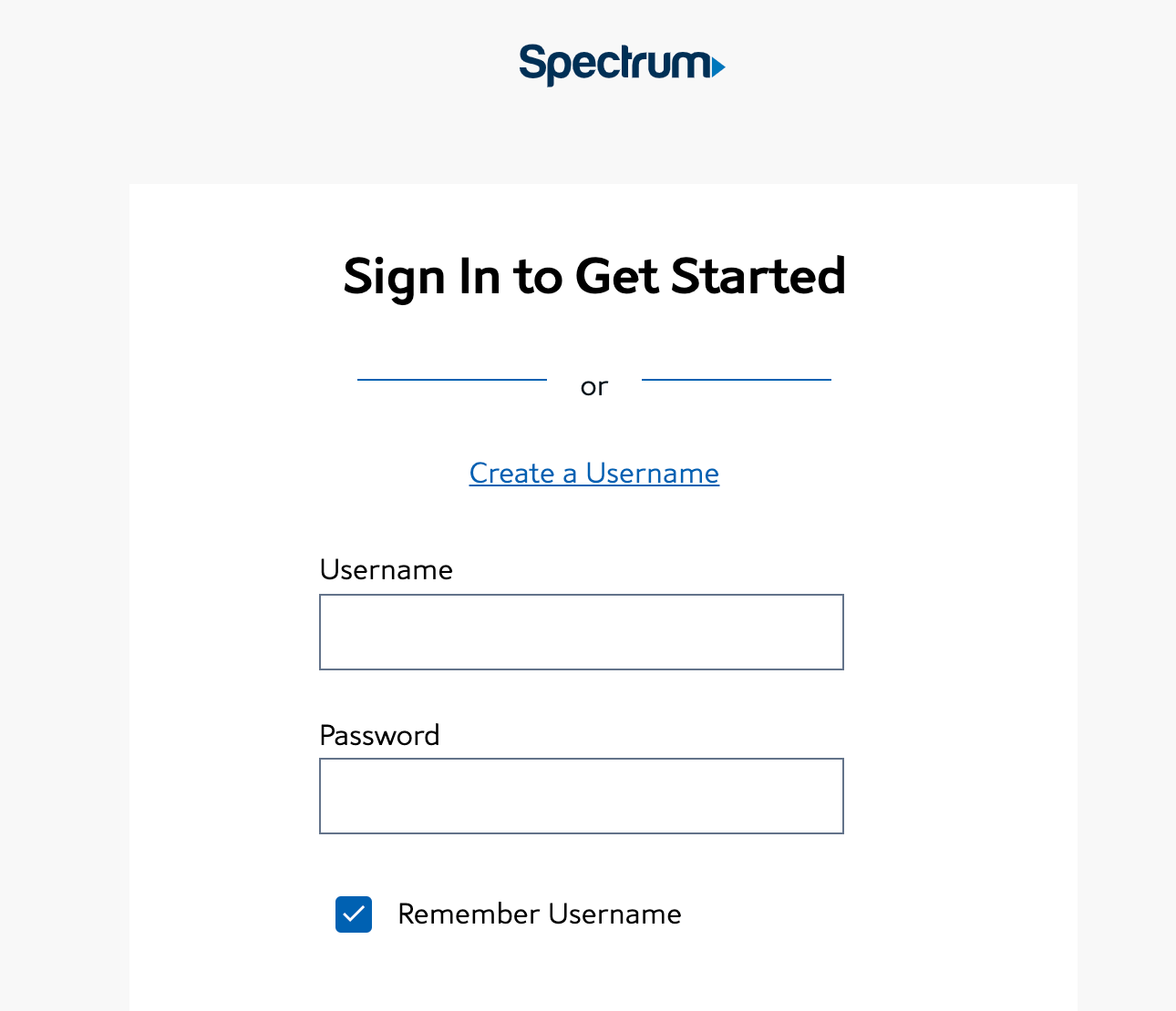 Spectrum Charter login