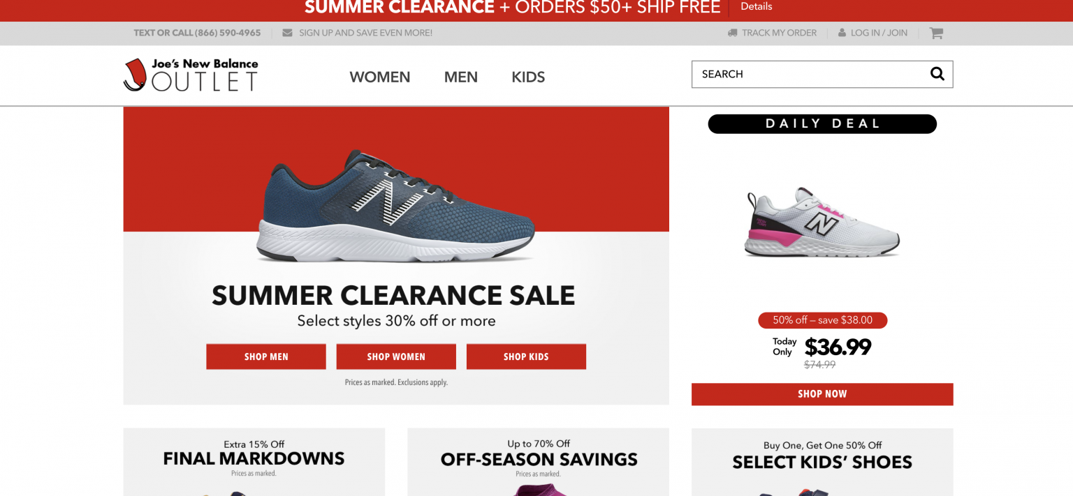 Joes New Balance Outlet Coupon Promo Codes February 2021