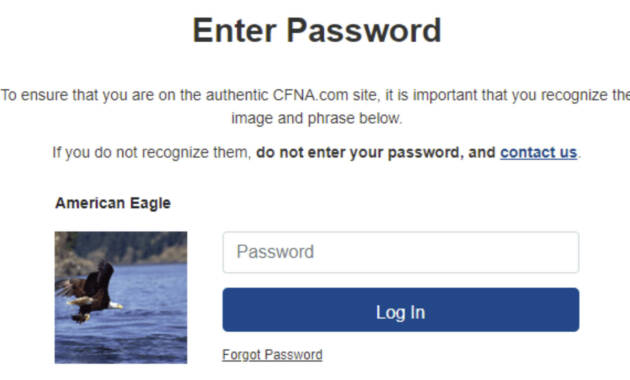 cfna enter password